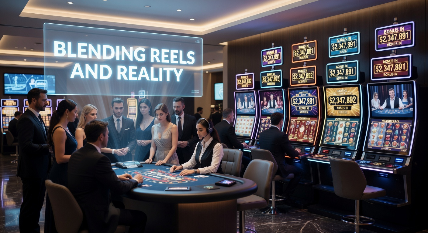 Nahaufnahme eines progressiven Jackpot-Zählers während eines Live-Turniers, mit Dealer und Spielern am Tisch