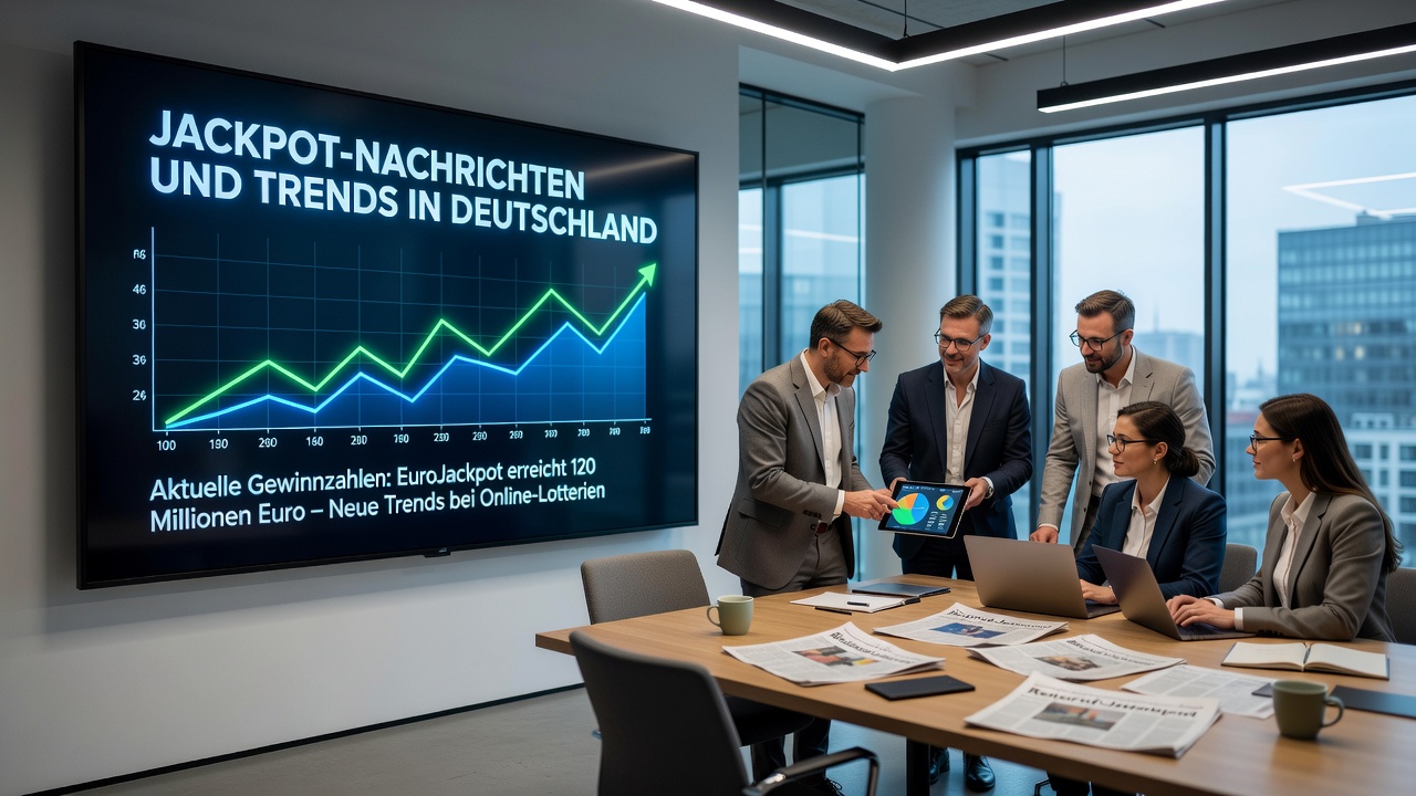 Bild eines Eurojackpot-Lotteriezettels mit Gewinnmarkierungen aus Frankfurt