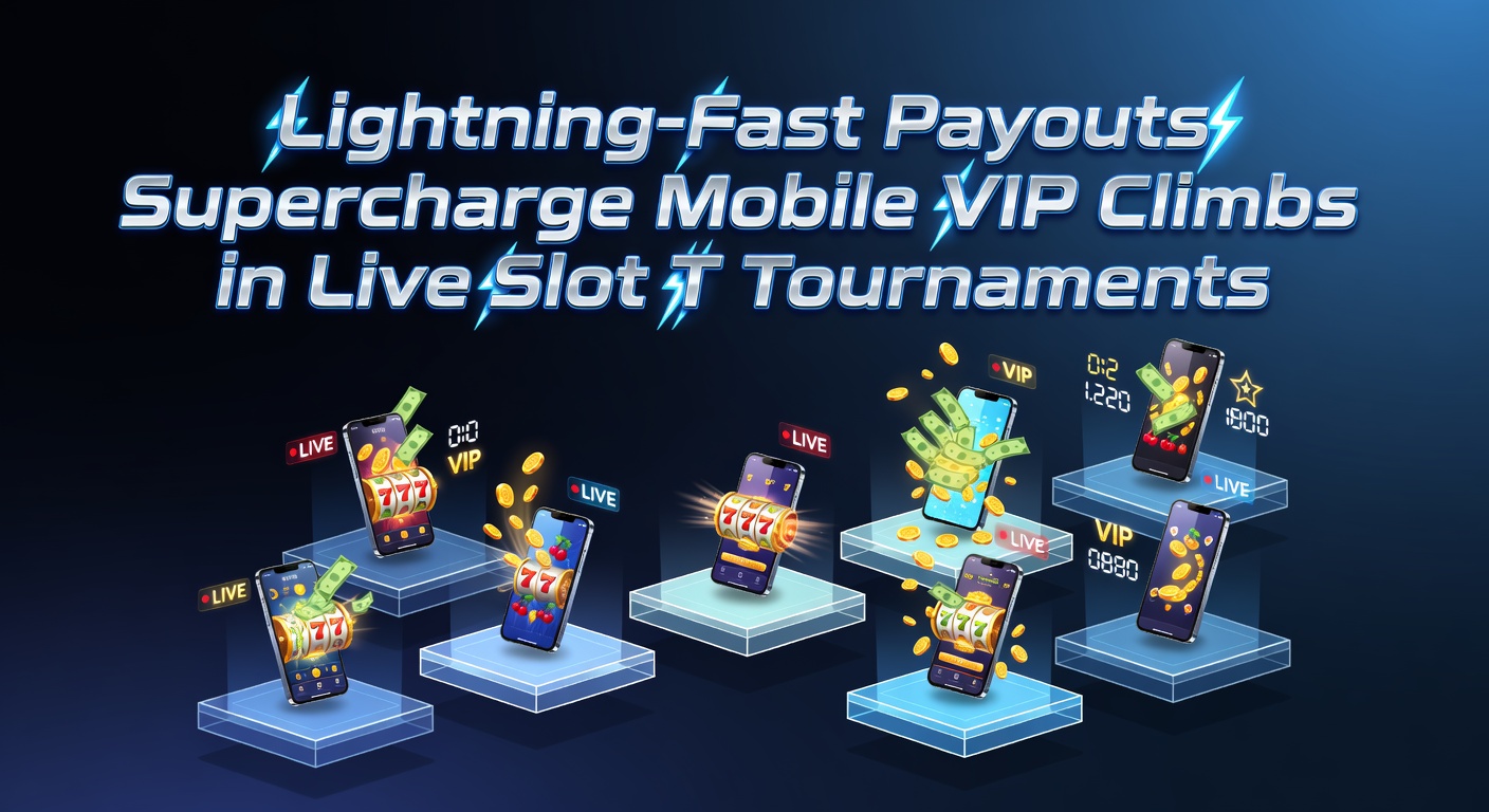 Smartphone zeigt Live-Slot-Turnier mit blitzschnellen Auszahlungen und VIP-Level-Anstieg