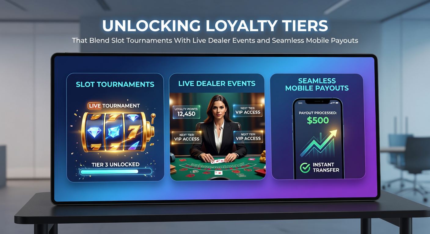 Darstellung von integrierten Casino-Treueprogrammen mit Slot-Turnieren und Live-Events
